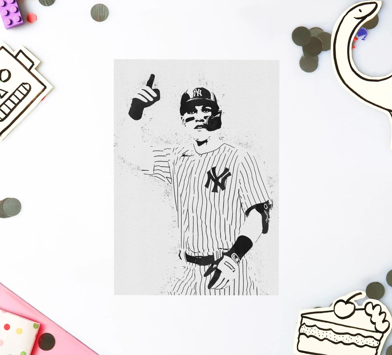 Aaron Judge adesivo da tenten