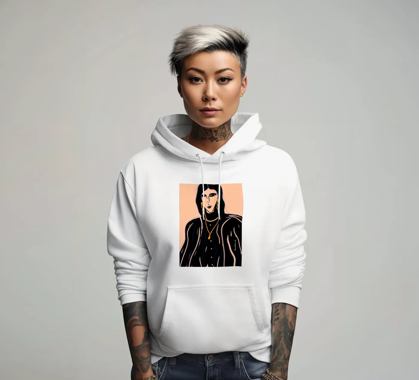 Soft Forms hoodie by Mike Leymi