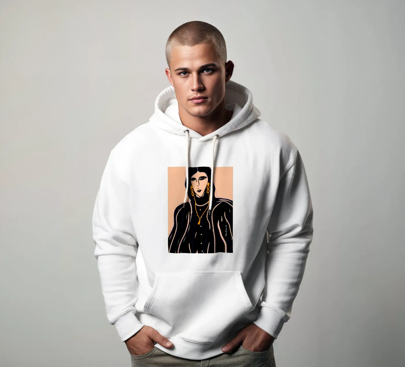 Soft Forms hoodie by Mike Leymi