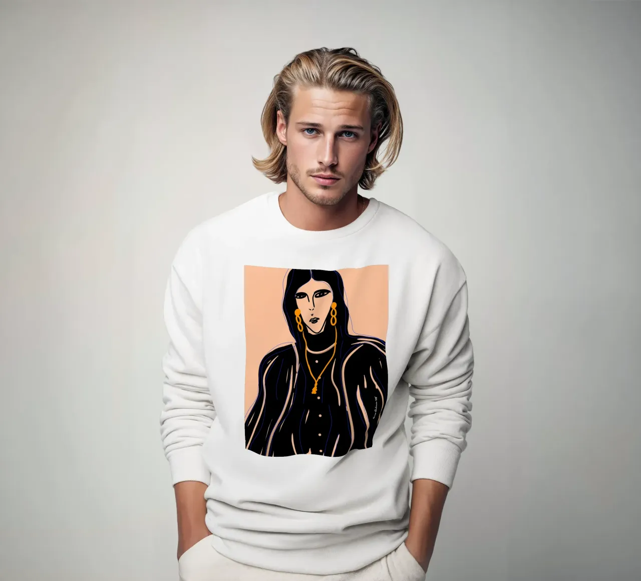 Soft Forms felpa da Mike Leymi