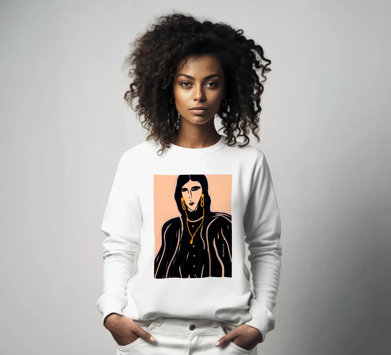 Soft Forms felpa da Mike Leymi