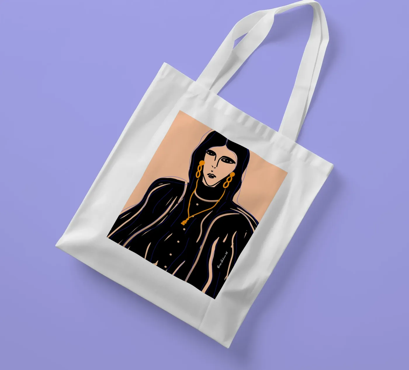 Soft Forms tote bag by Mike Leymi