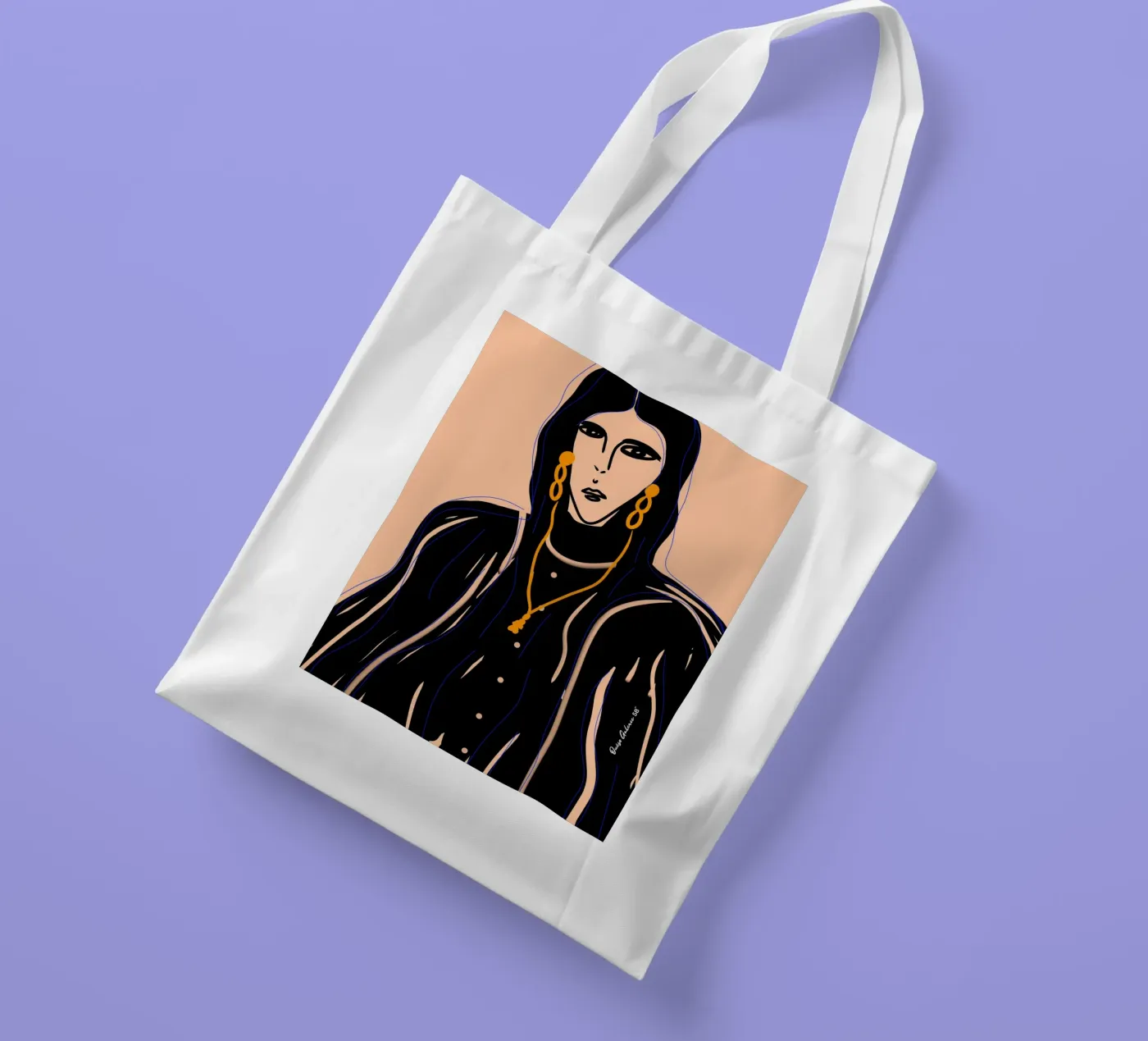 Soft Forms tote bag by Mike Leymi