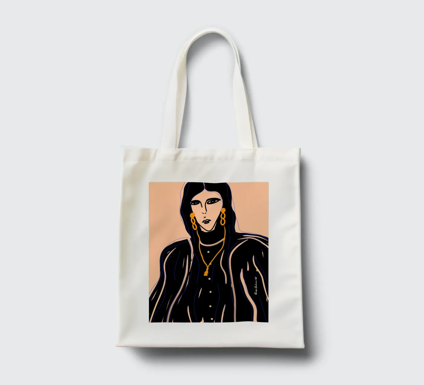 Soft Forms tote bag by Mike Leymi