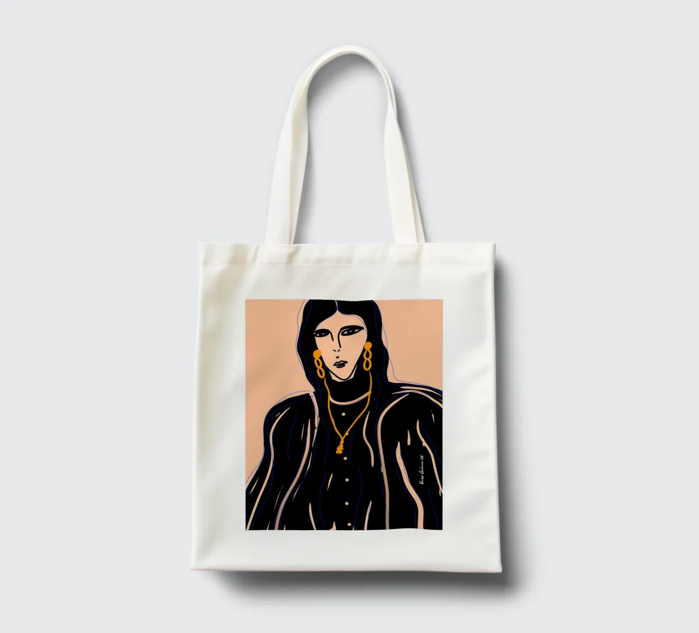 Soft Forms tote bag by Mike Leymi
