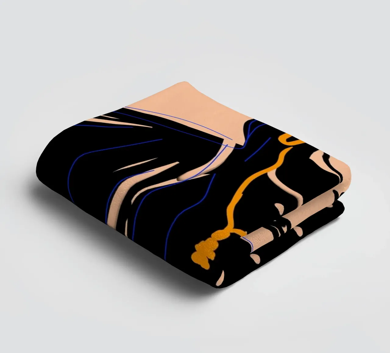 Soft Forms badhanddoek van Mike Leymi