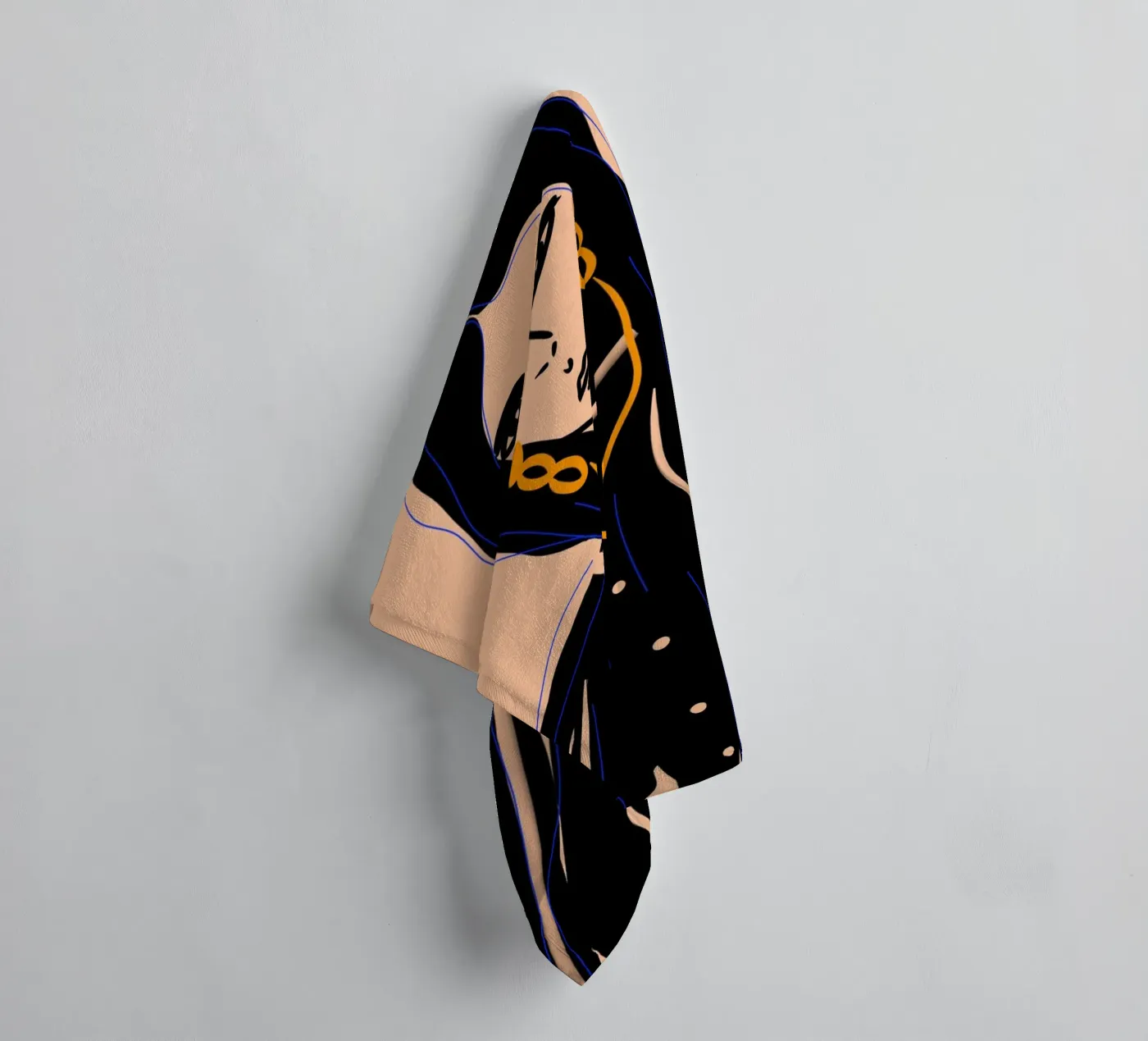 Soft Forms Handtuch von Mike Leymi