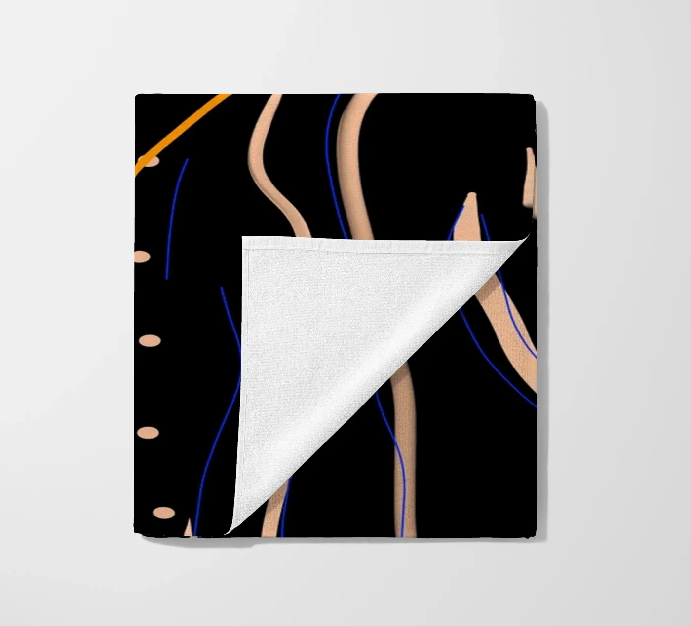 Soft Forms beach towel by Mike Leymi