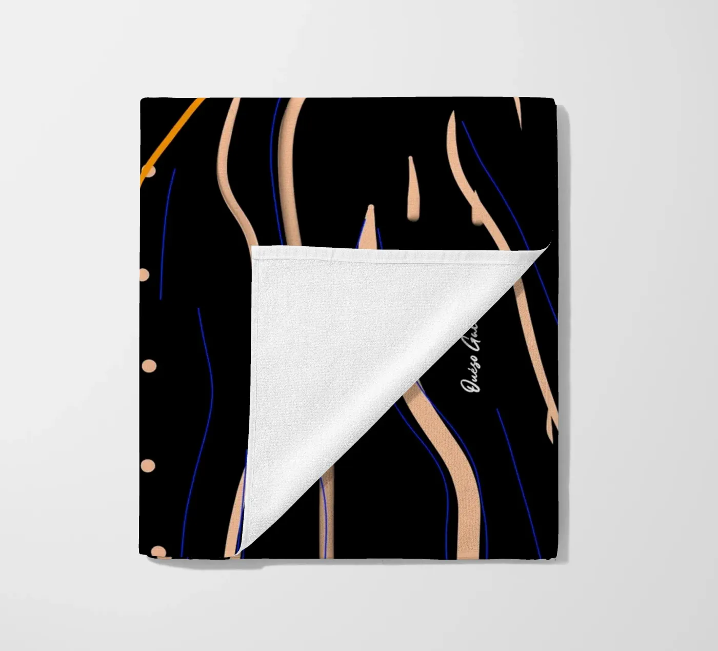 Soft Forms beach towel by Mike Leymi