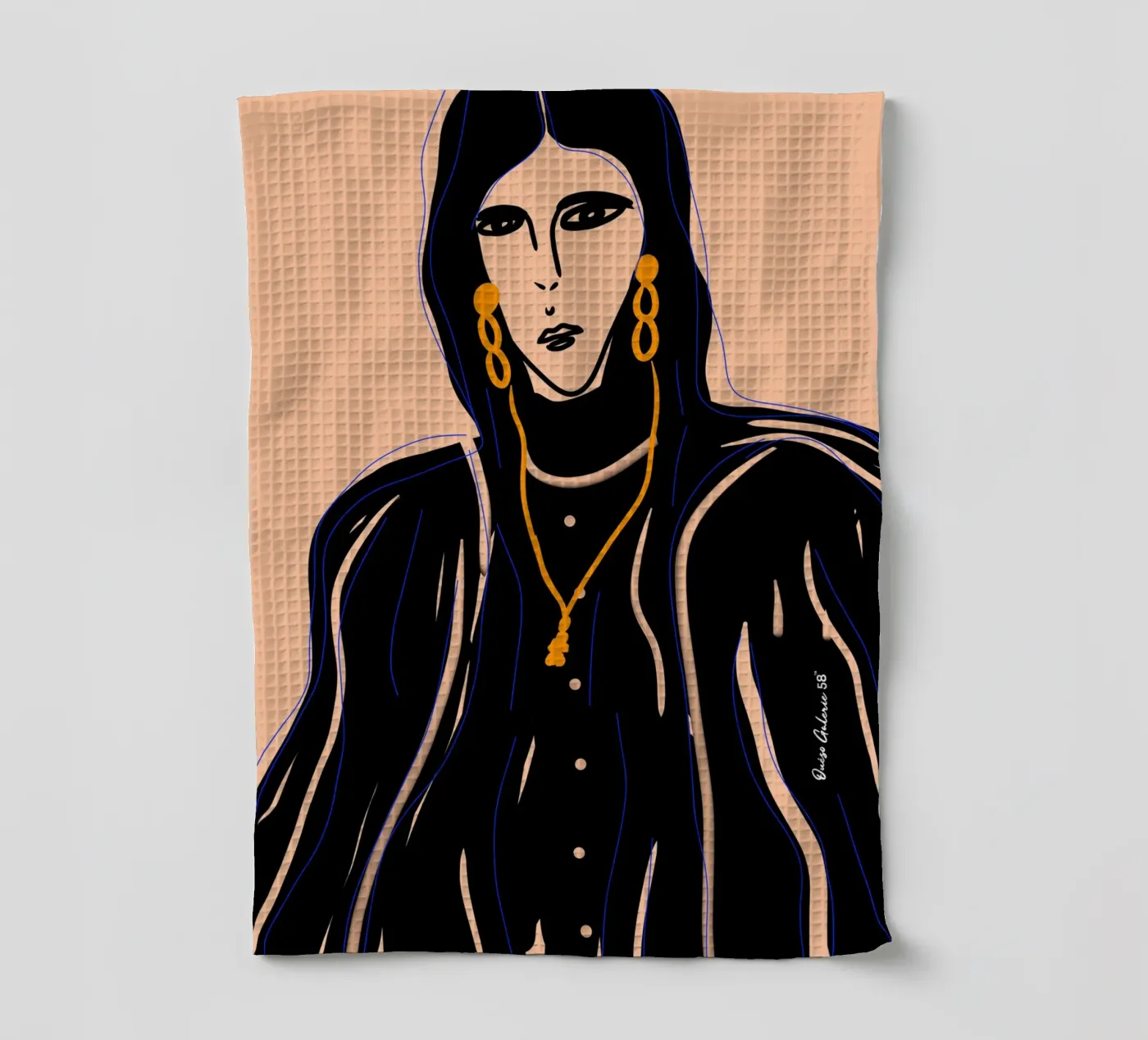 Soft Forms Geschirrtuch von Mike Leymi