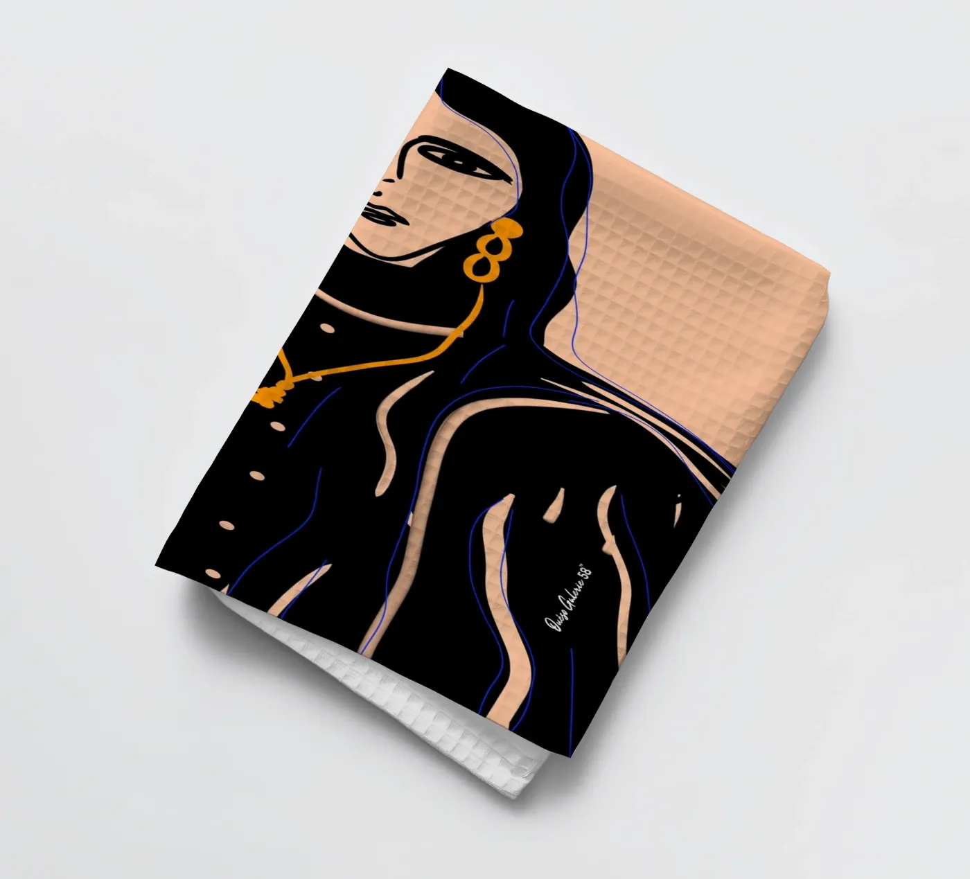 Soft Forms Geschirrtuch von Mike Leymi