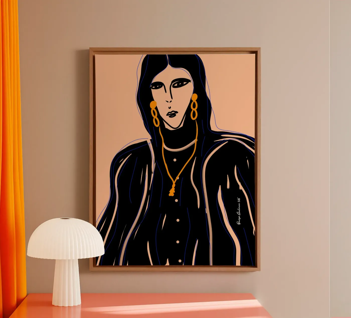 Soft Forms canvas van Mike Leymi