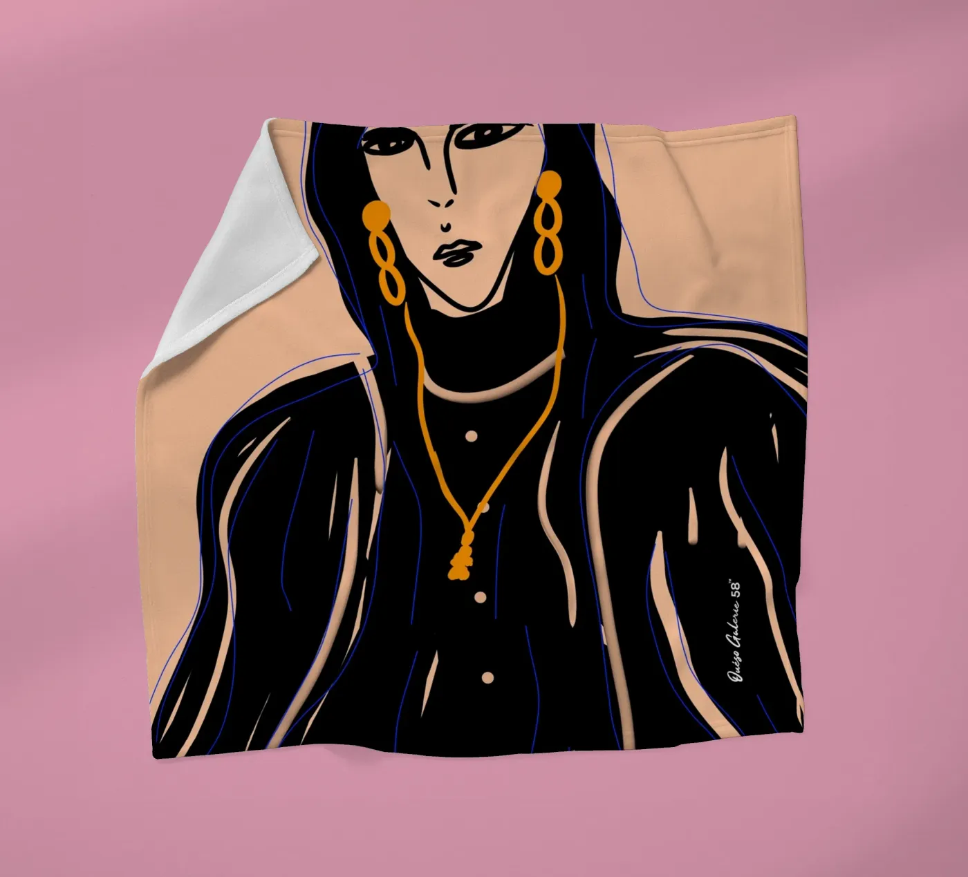 Soft Forms Fleecedecke von Mike Leymi