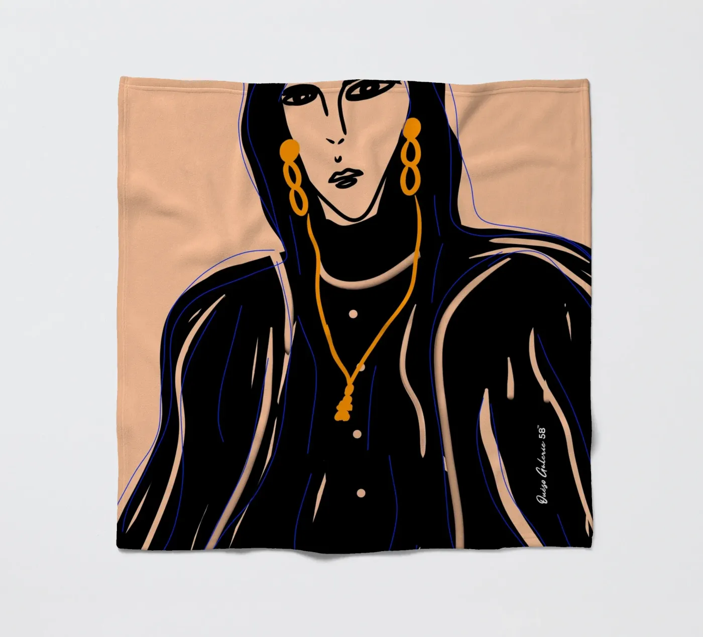 Soft Forms Fleecedecke von Mike Leymi