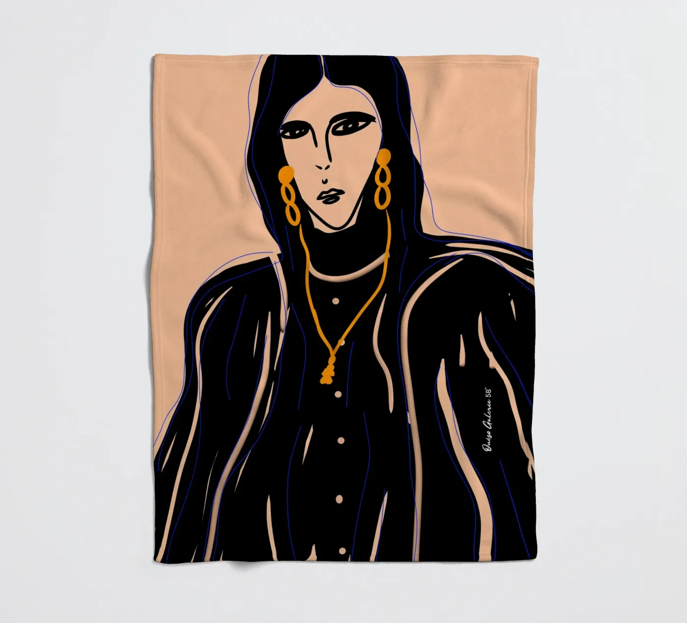 Soft Forms Fleecedecke von Mike Leymi