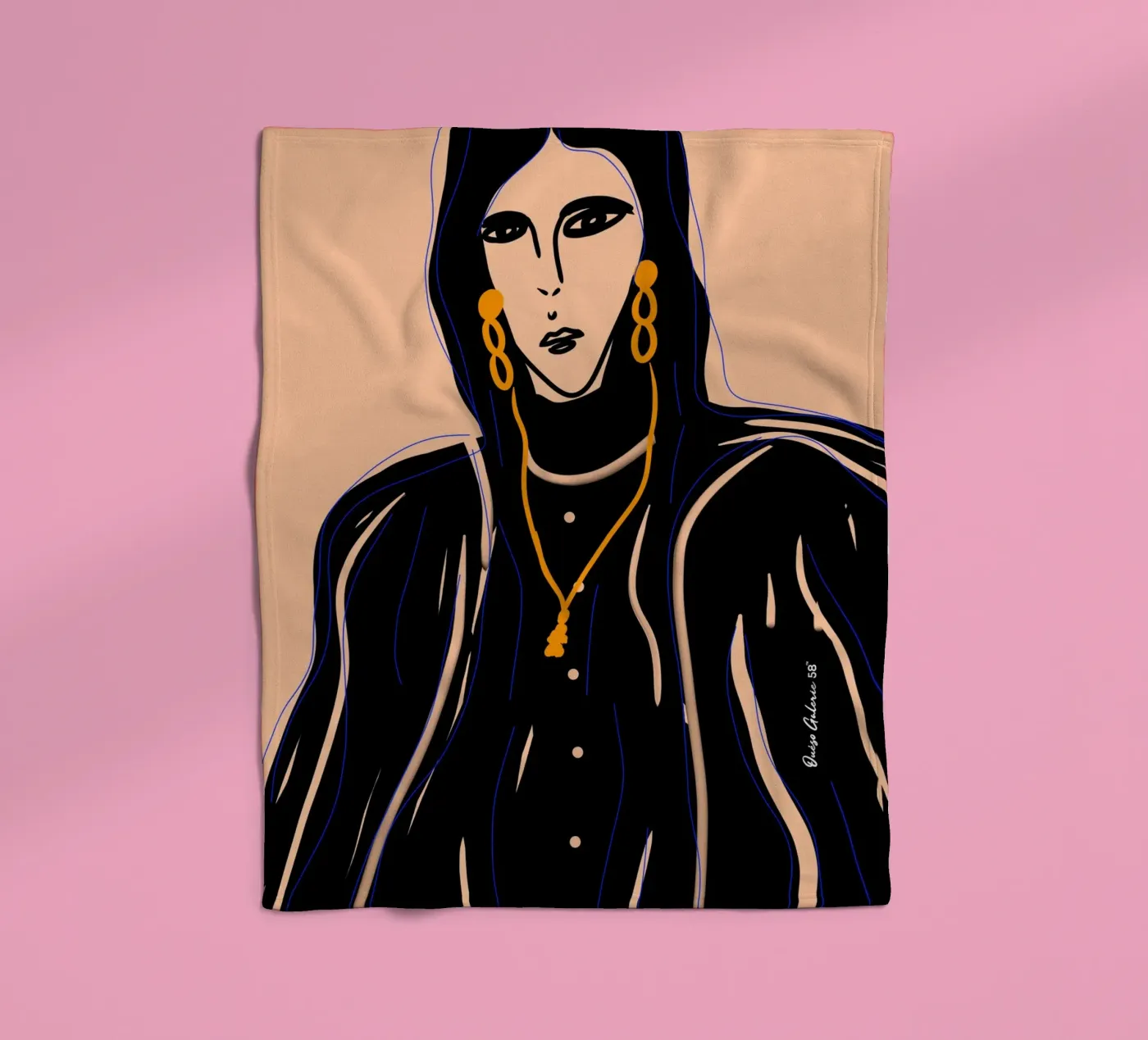 Soft Forms Fleecedecke von Mike Leymi