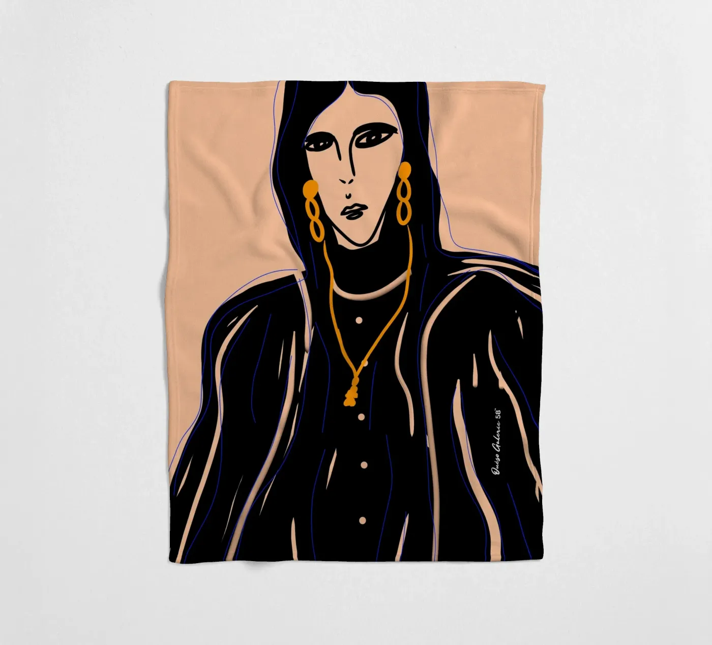 Soft Forms Fleecedecke von Mike Leymi