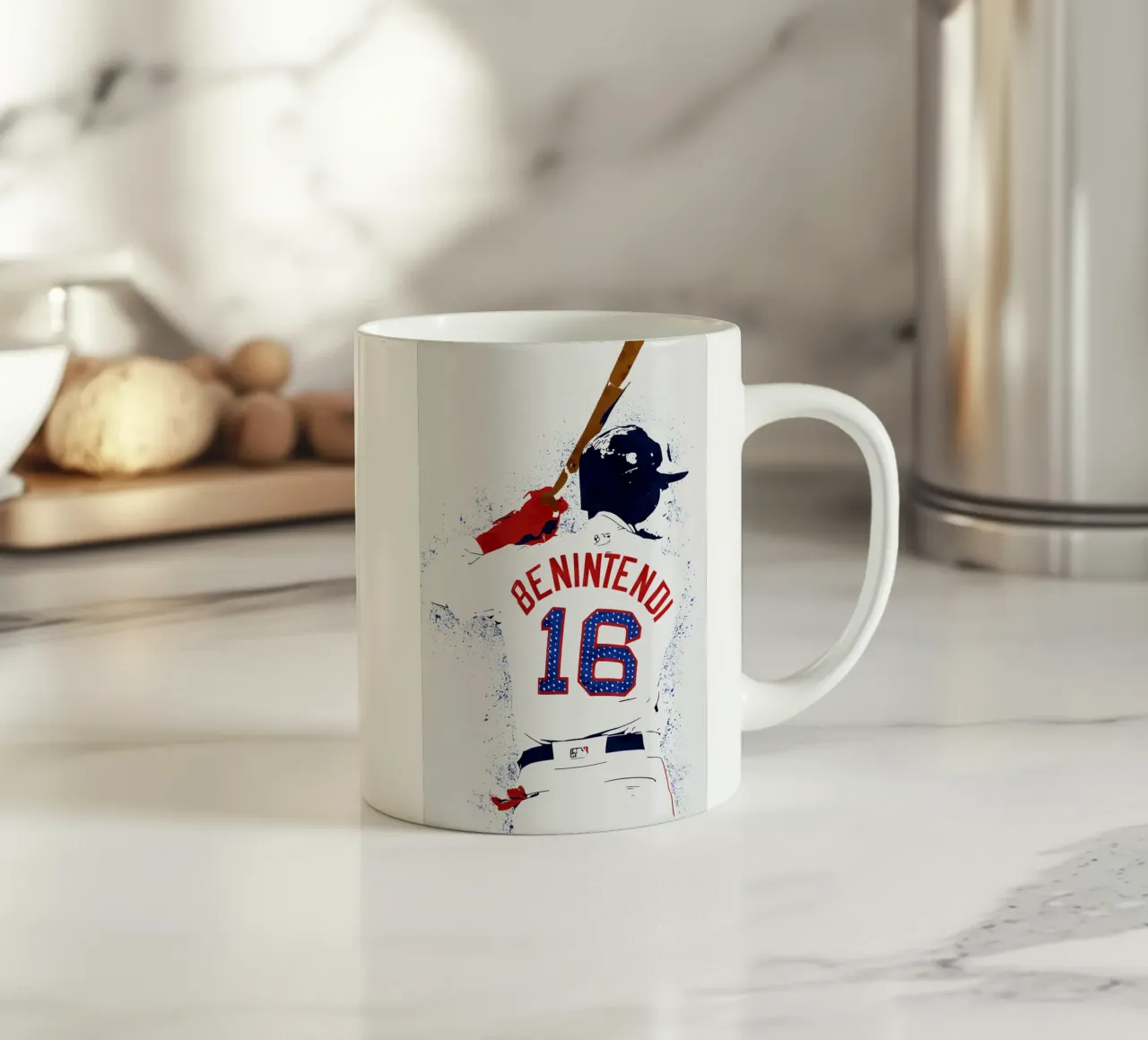 Andrew Benintendi tazza in ceramica da tenten