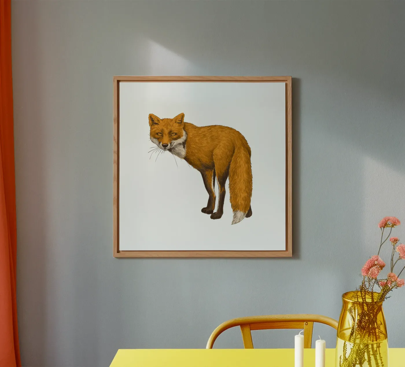 The fox forex plate by Painted animals