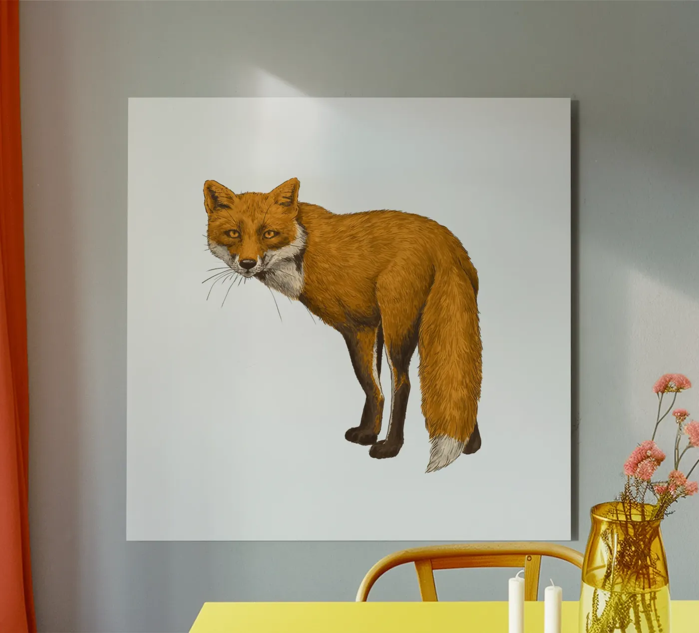 The fox forex plate by Painted animals