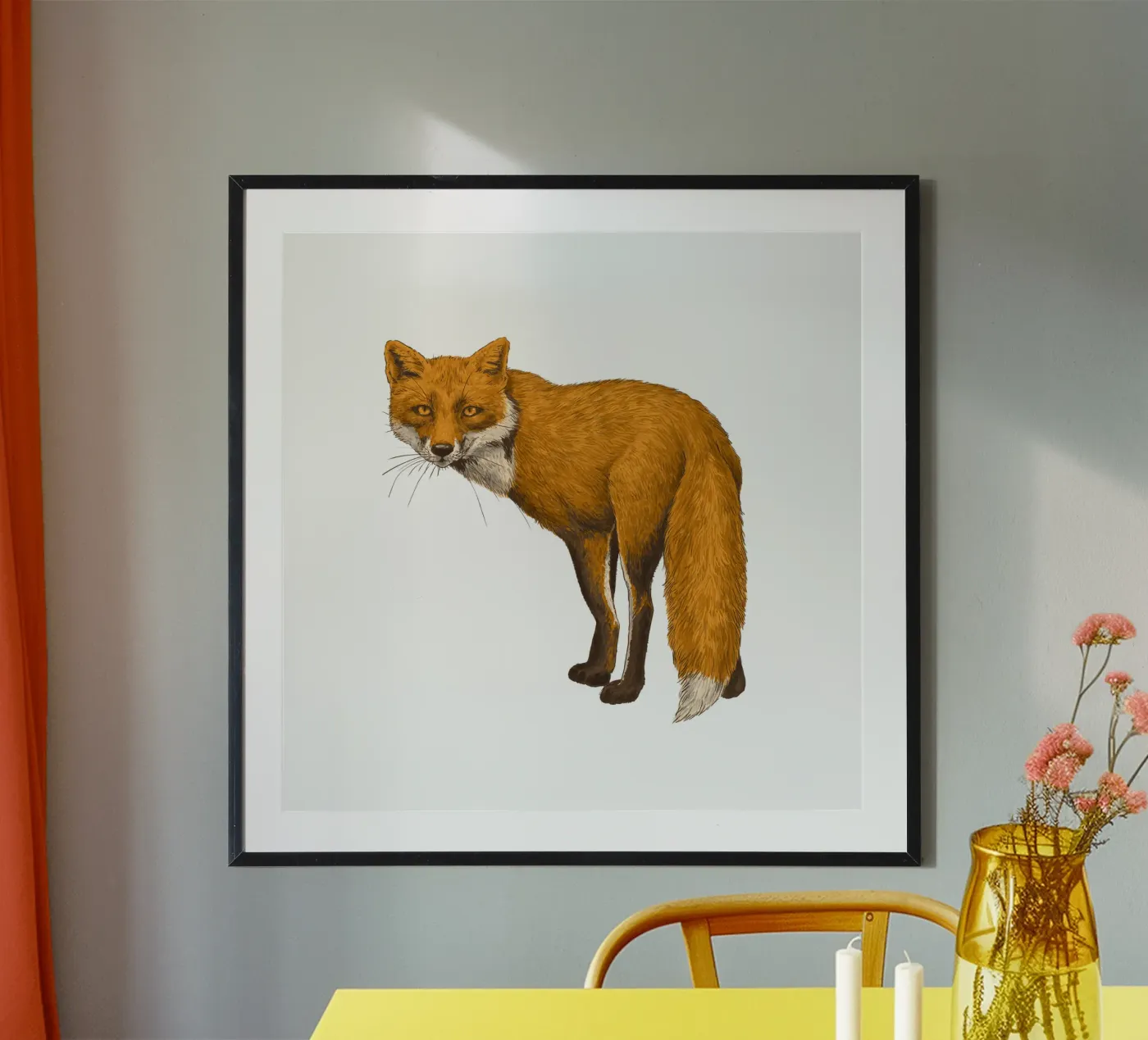 The fox poster da Painted animals