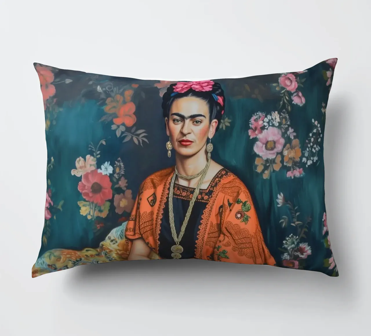Lo stile della moda messicana di Frida cuscino da Carinaprint