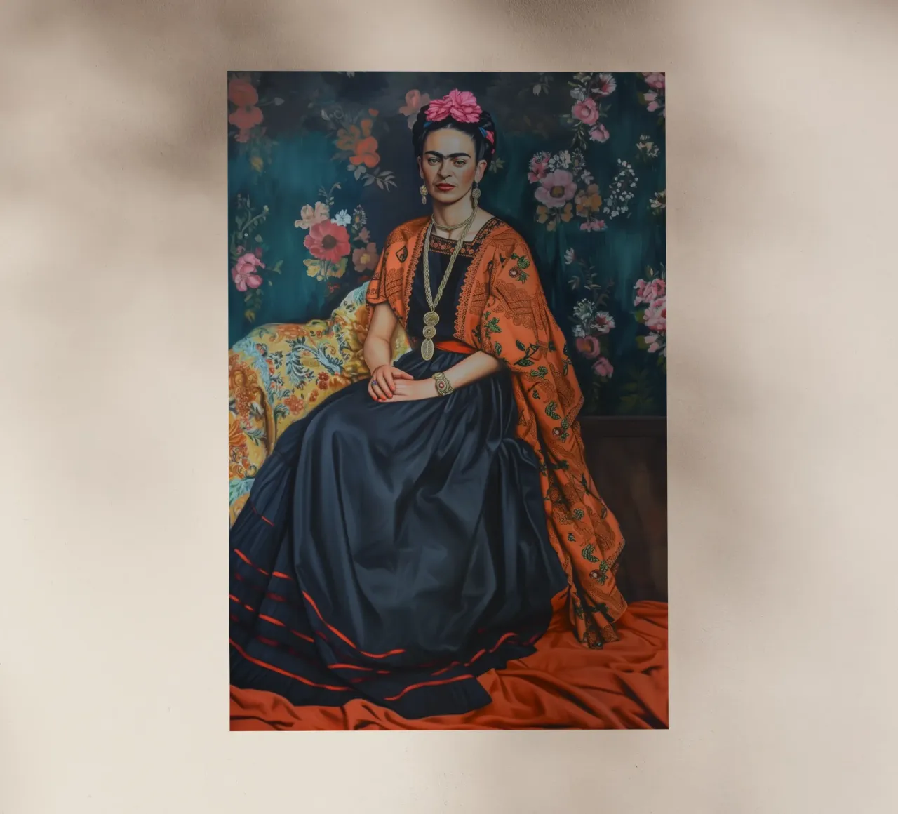 Lo stile della moda messicana di Frida pellicola backlit da Carinaprint