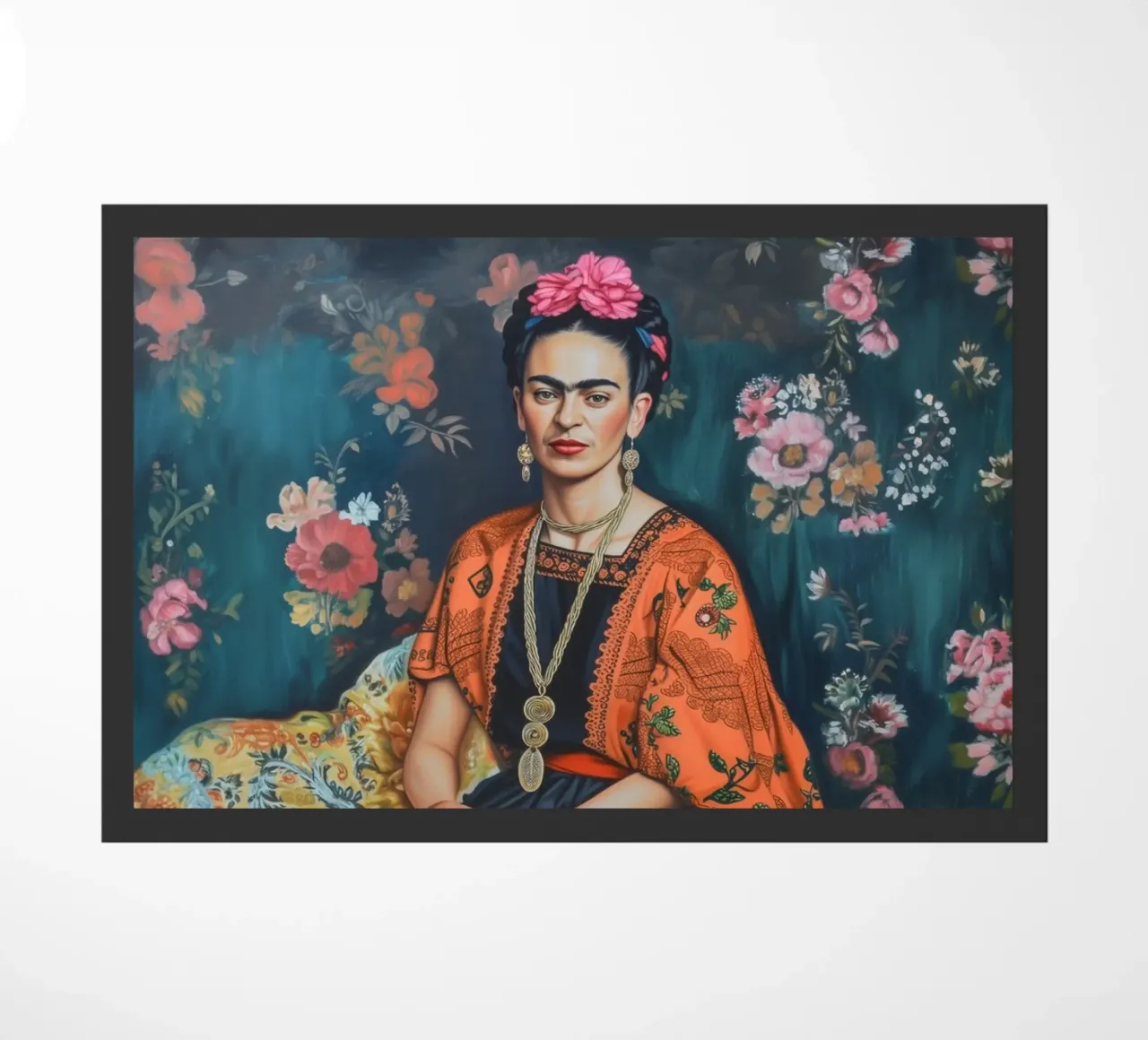 Lo stile della moda messicana di Frida zerbino da Carinaprint