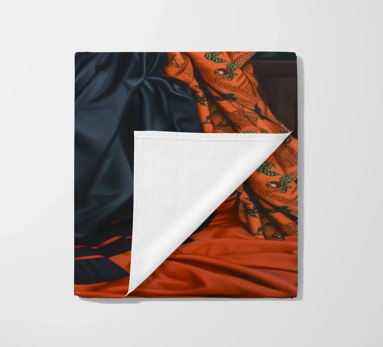 Frida's Mexican fashion style beach towel by Carinaprint