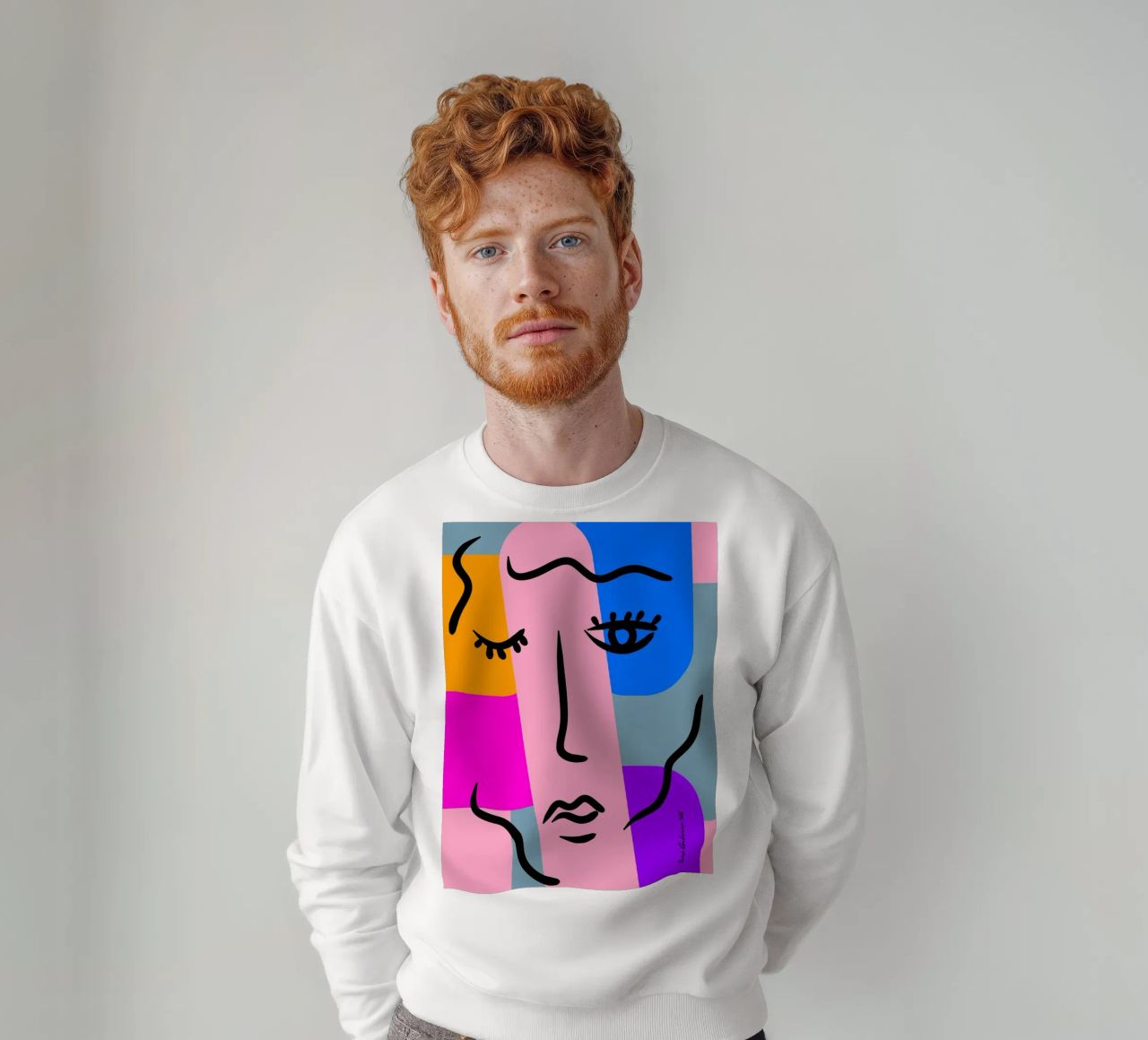 Vivid Curves sudadera de Mike Leymi