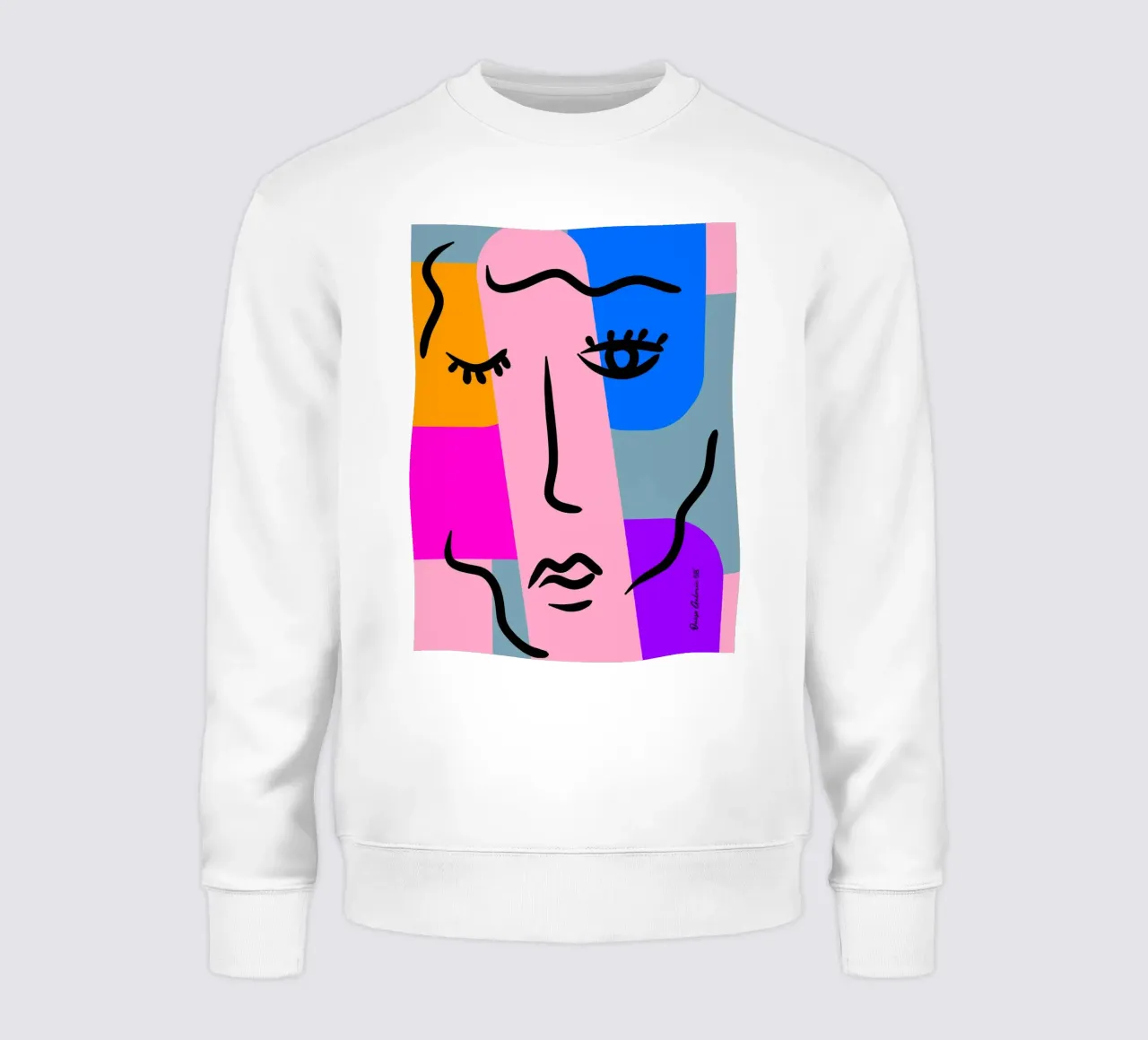 Vivid Curves sudadera de Mike Leymi