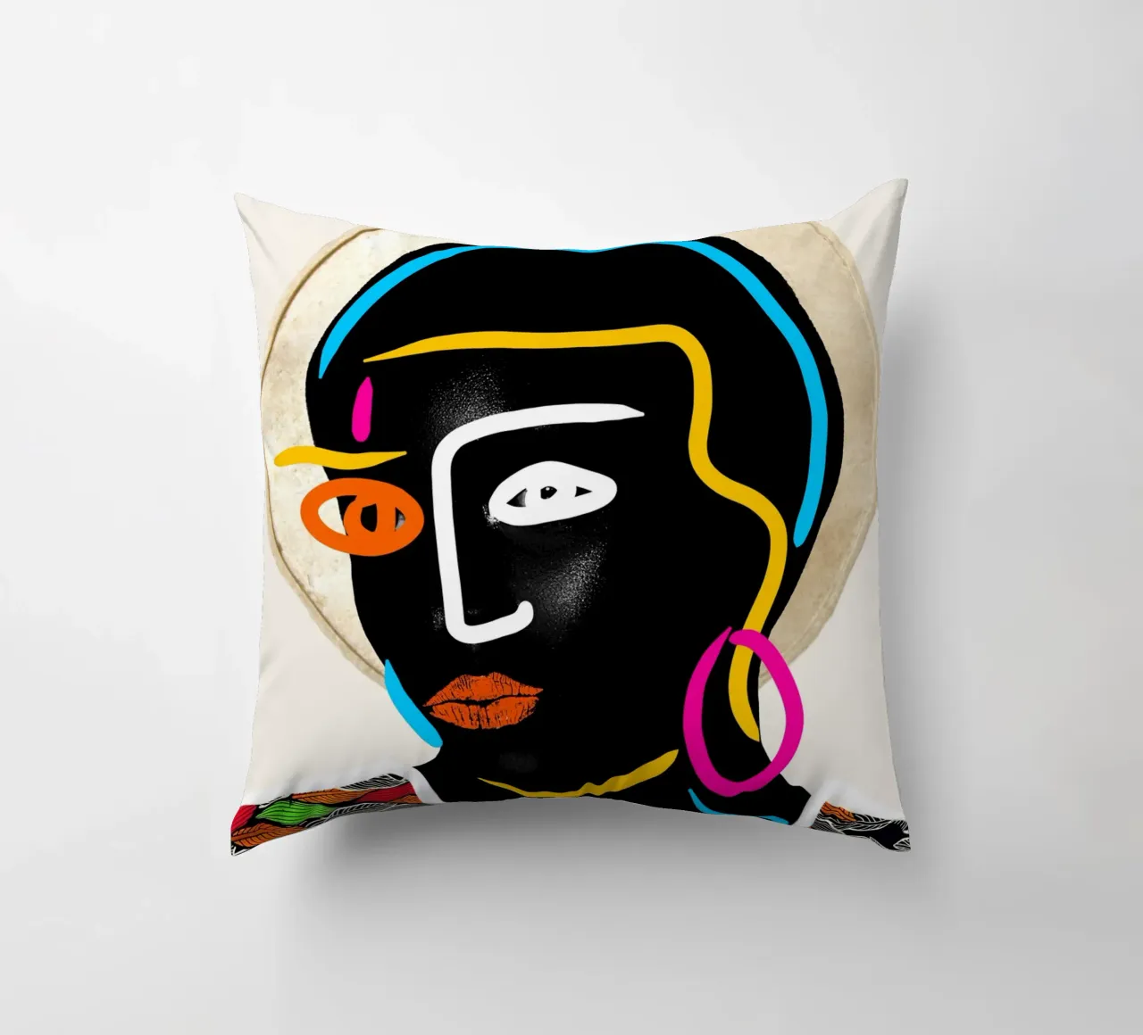 Afro Pulse cuscino da Mathudace Créas