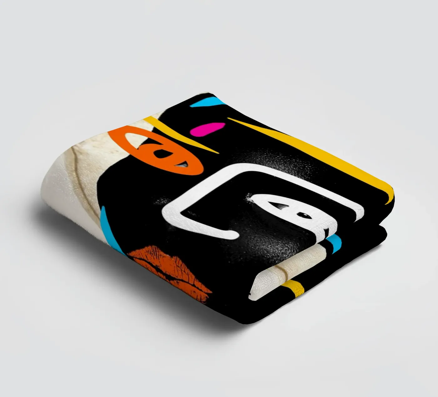 Afro Pulse badhanddoek van Mathudace Créas
