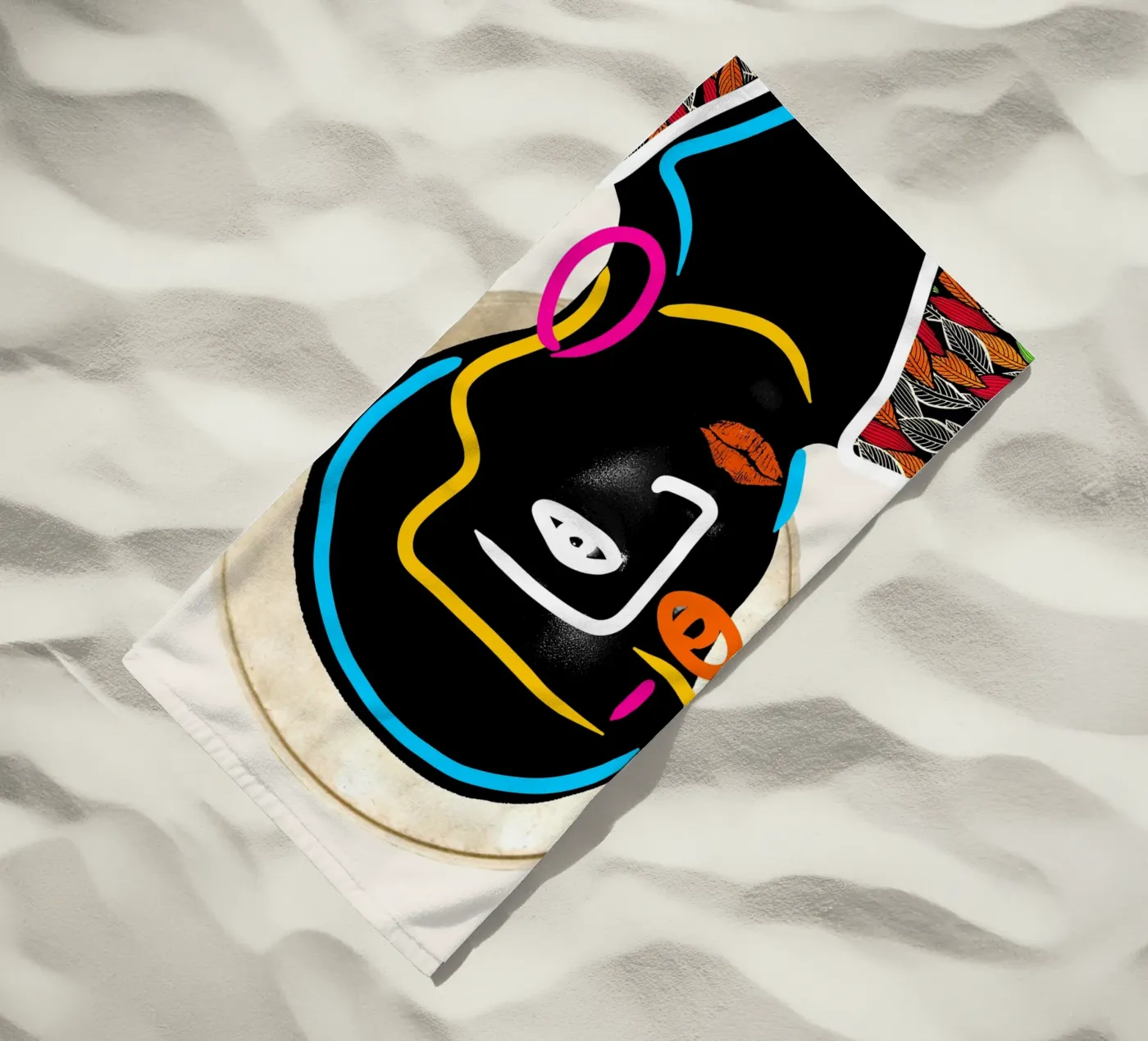 Afro Pulse telo mare da Mathudace Créas