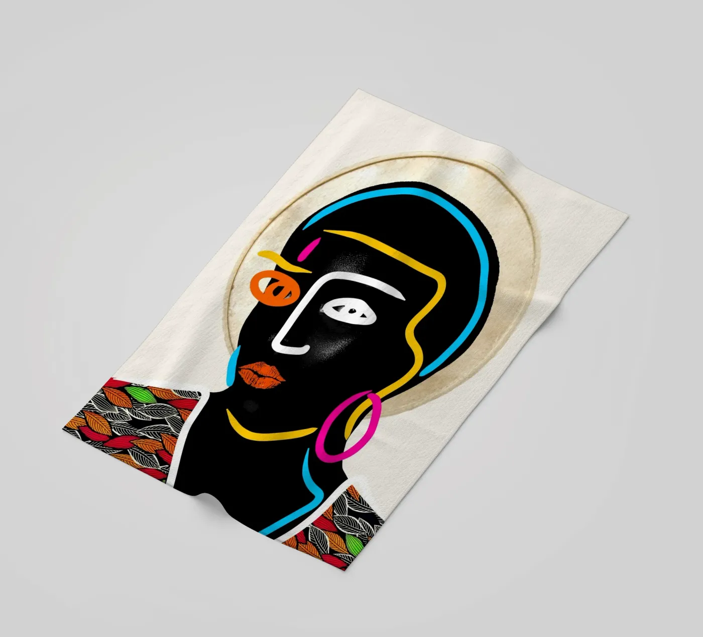 Afro Pulse telo mare da Mathudace Créas