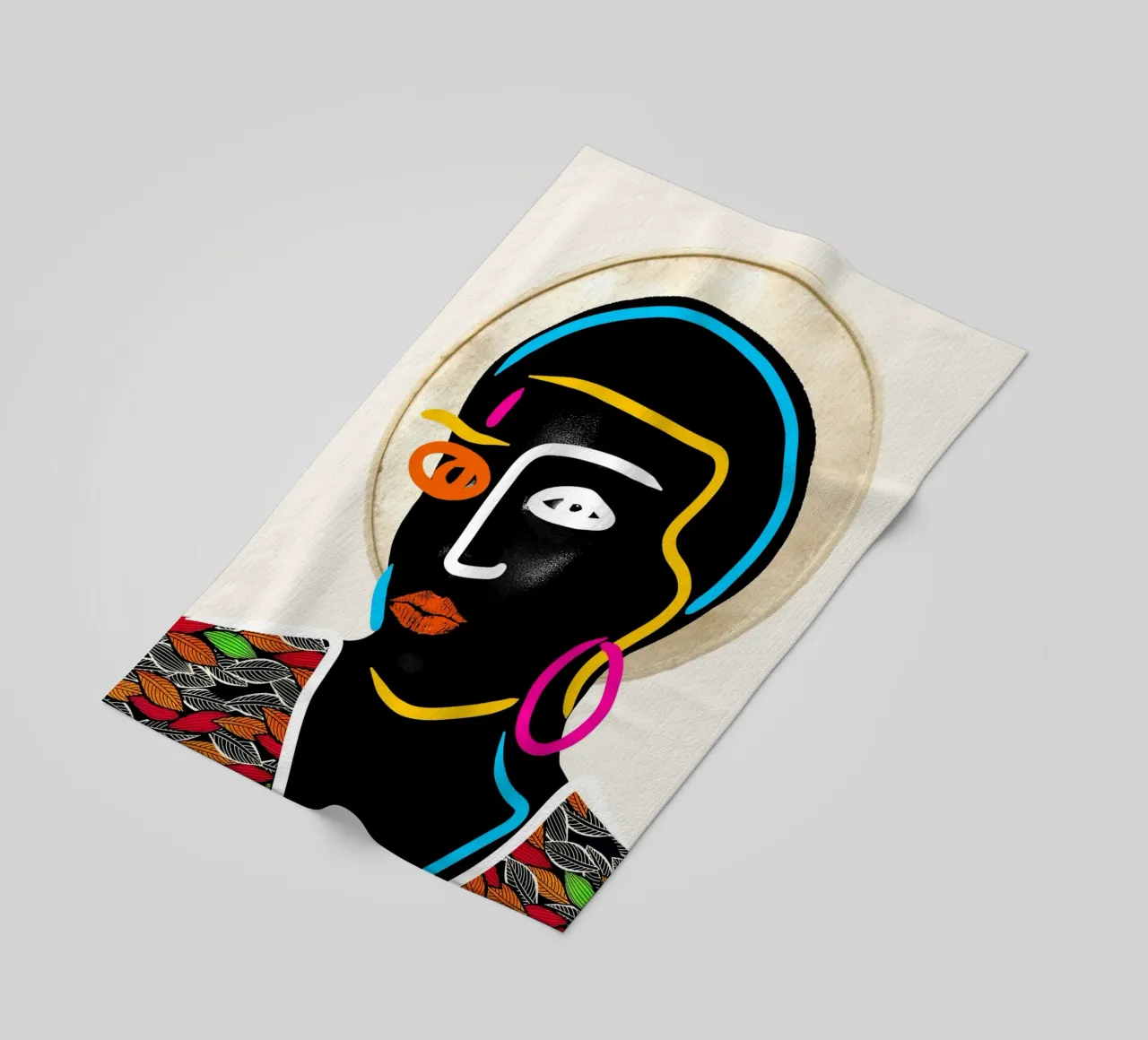 Afro Pulse telo mare da Mathudace Créas