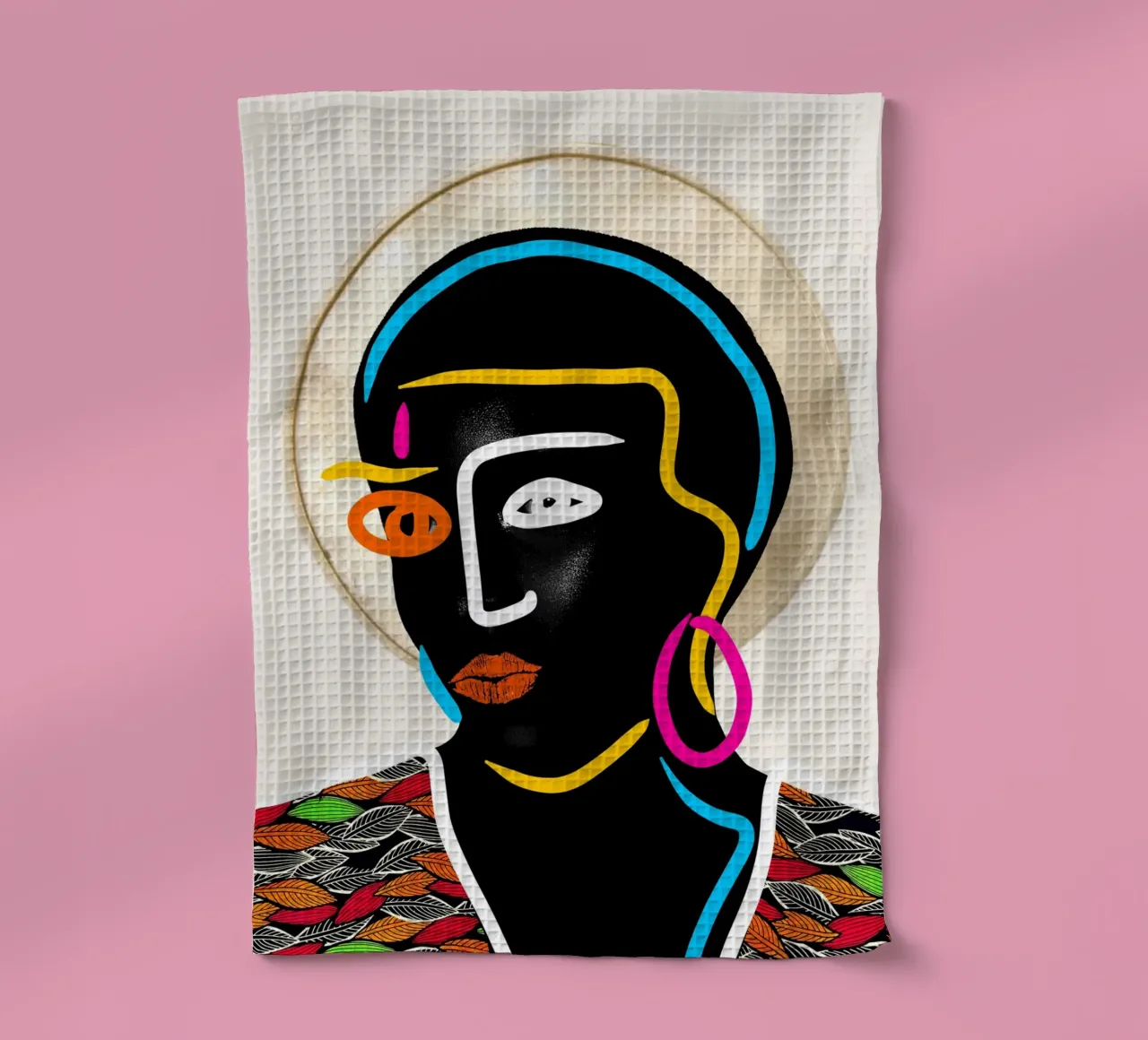 Afro Pulse canovaccio da cucina da Mathudace Créas