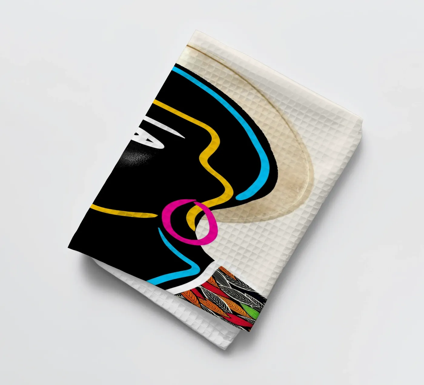 Afro Pulse torchon de Mathudace Créas
