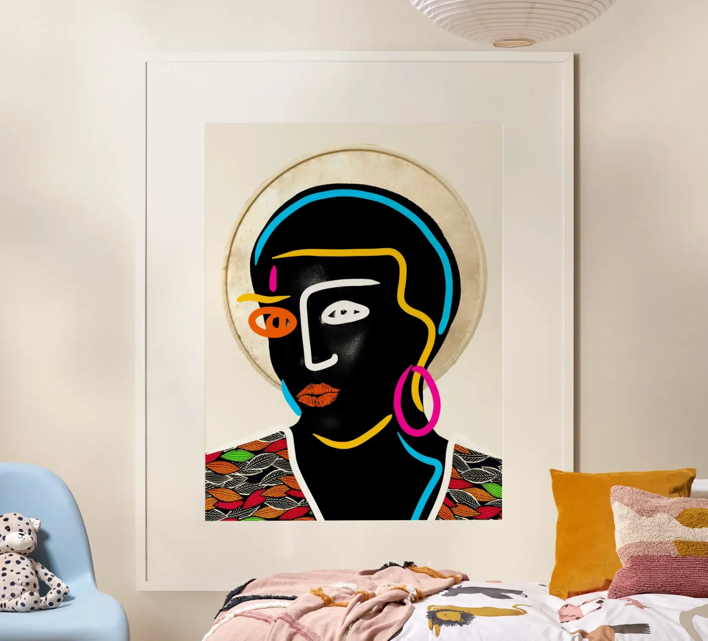 Afro Pulse Poster von Mathudace Créas