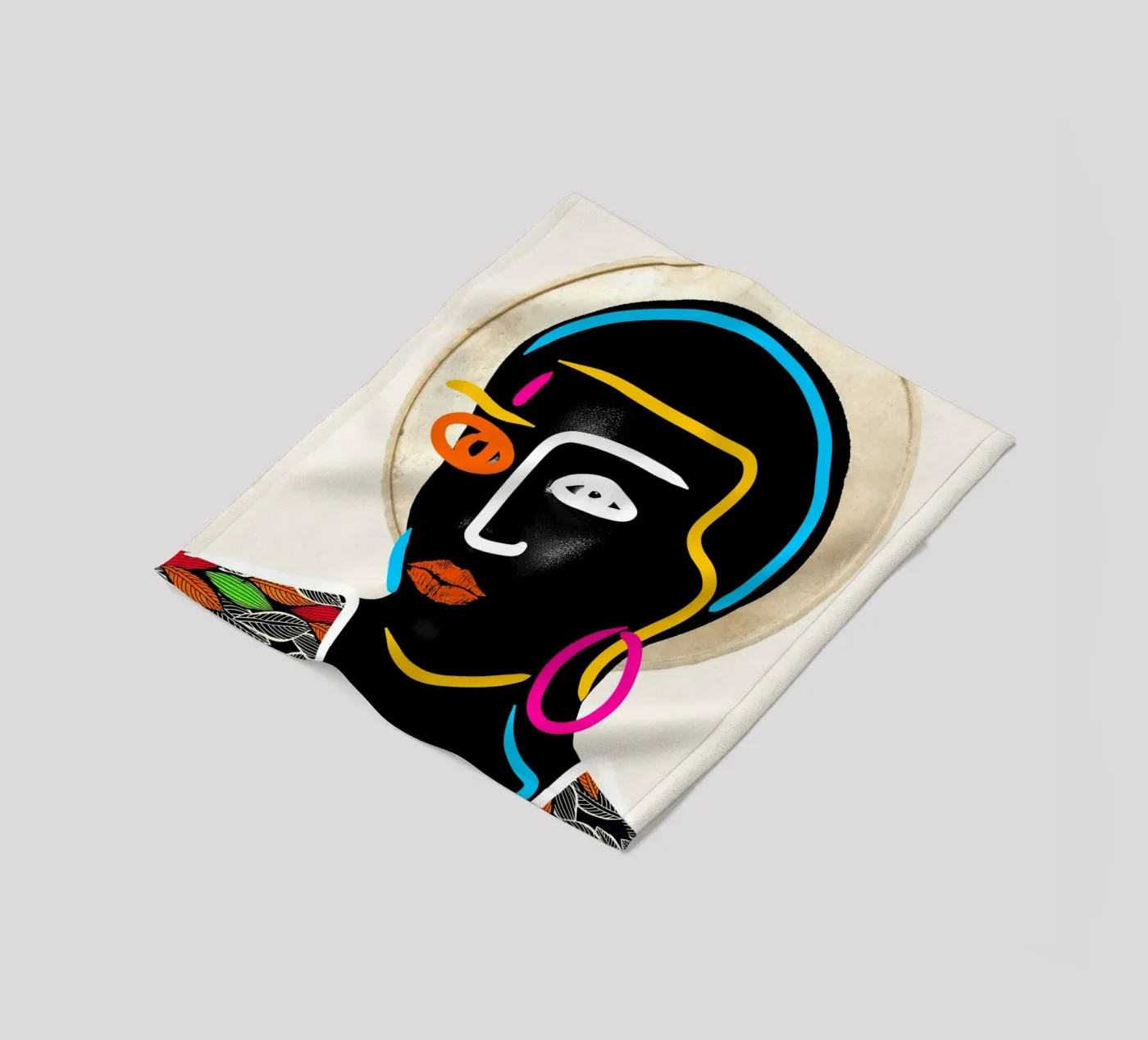 Afro Pulse Fleecedecke von Mathudace Créas