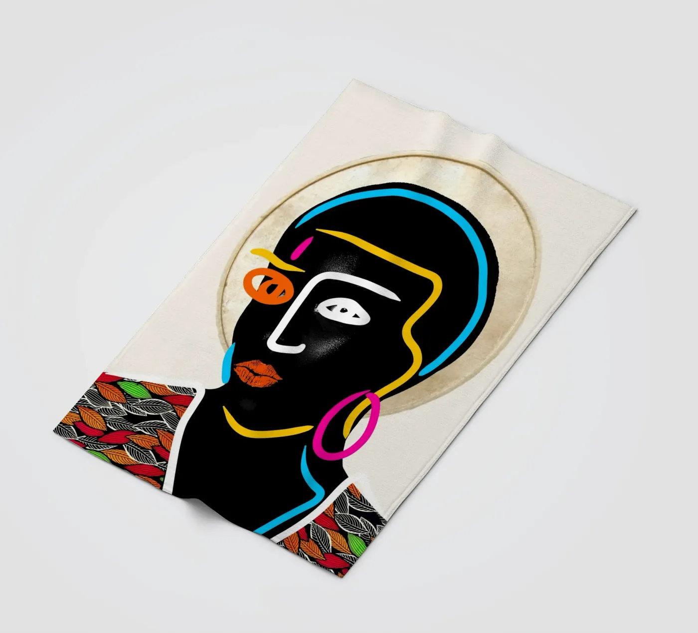 Afro Pulse Fleecedecke von Mathudace Créas