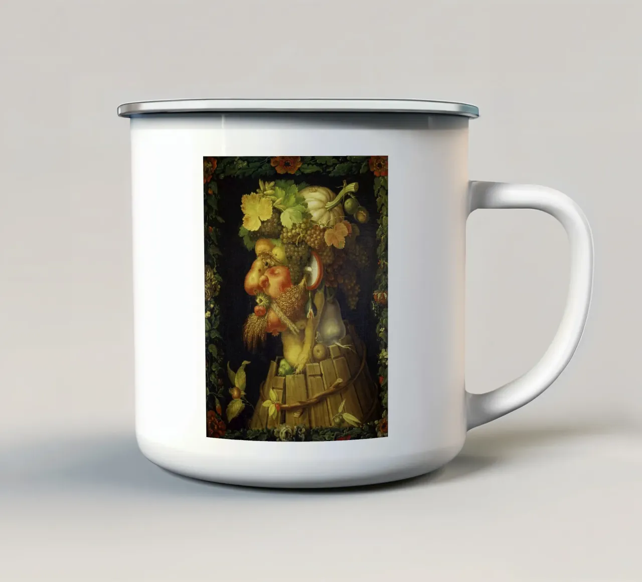 Giuseppe Arcimboldo - Autunno tazza in smalto da ARTOTHEK