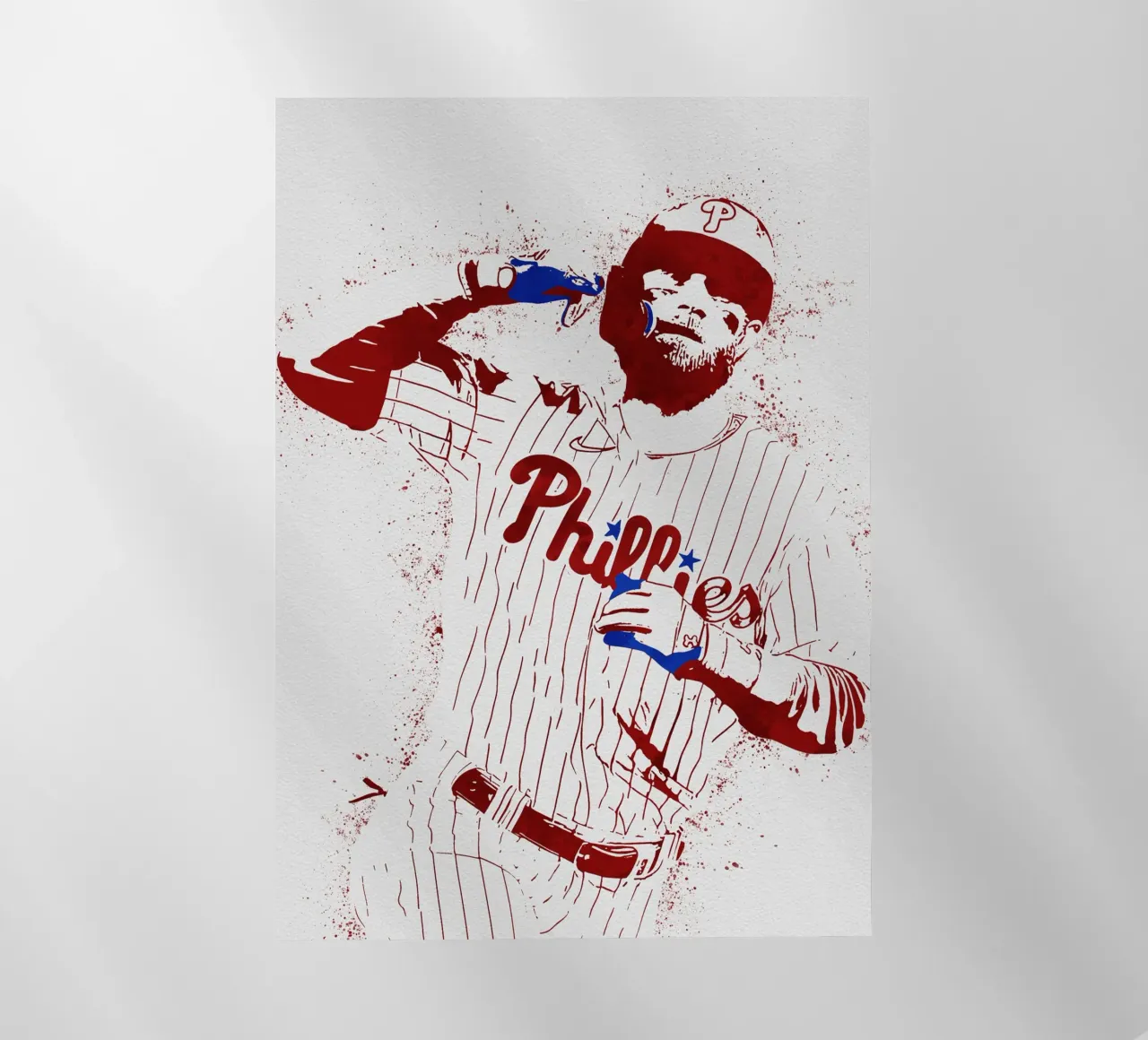 Bryce Harper backlit film by tenten