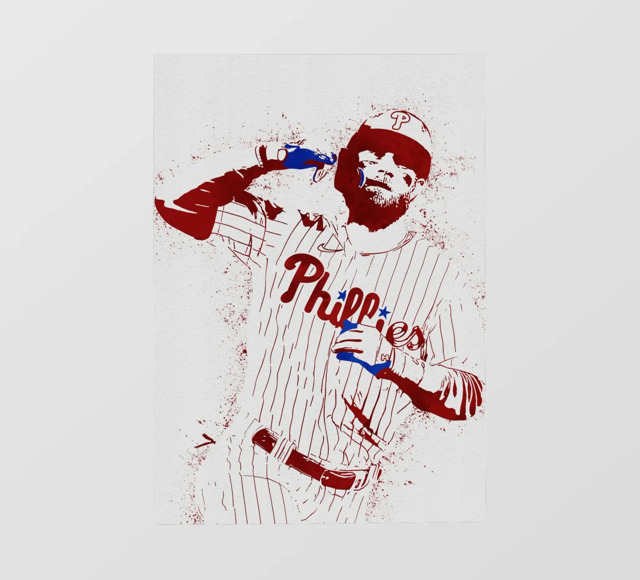 Bryce Harper backlit film by tenten