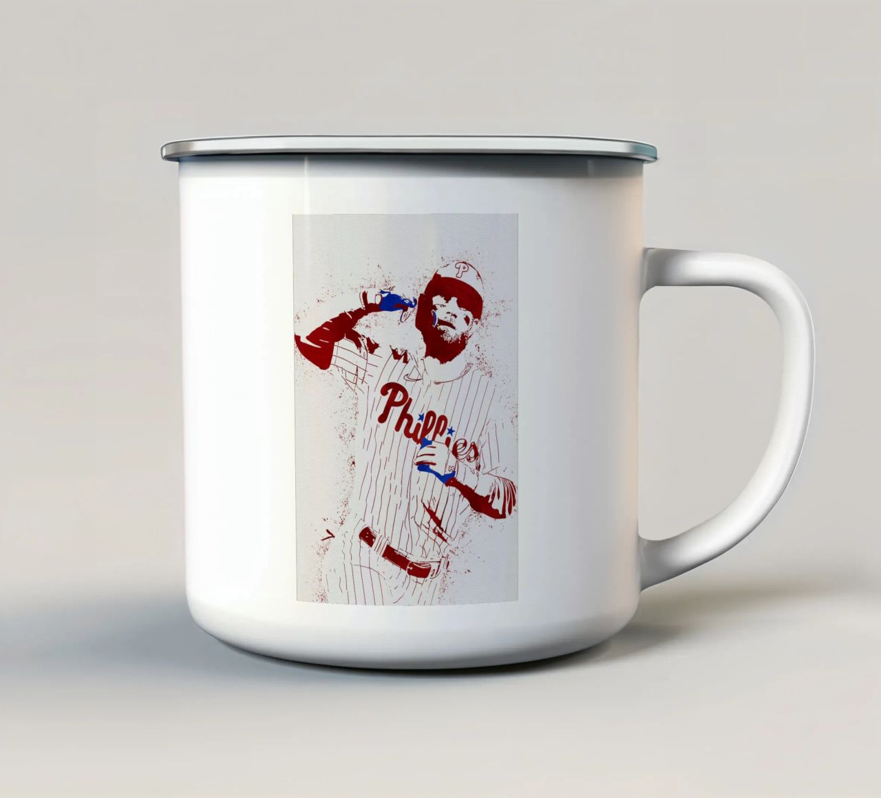 Bryce Harper tazza in smalto da tenten