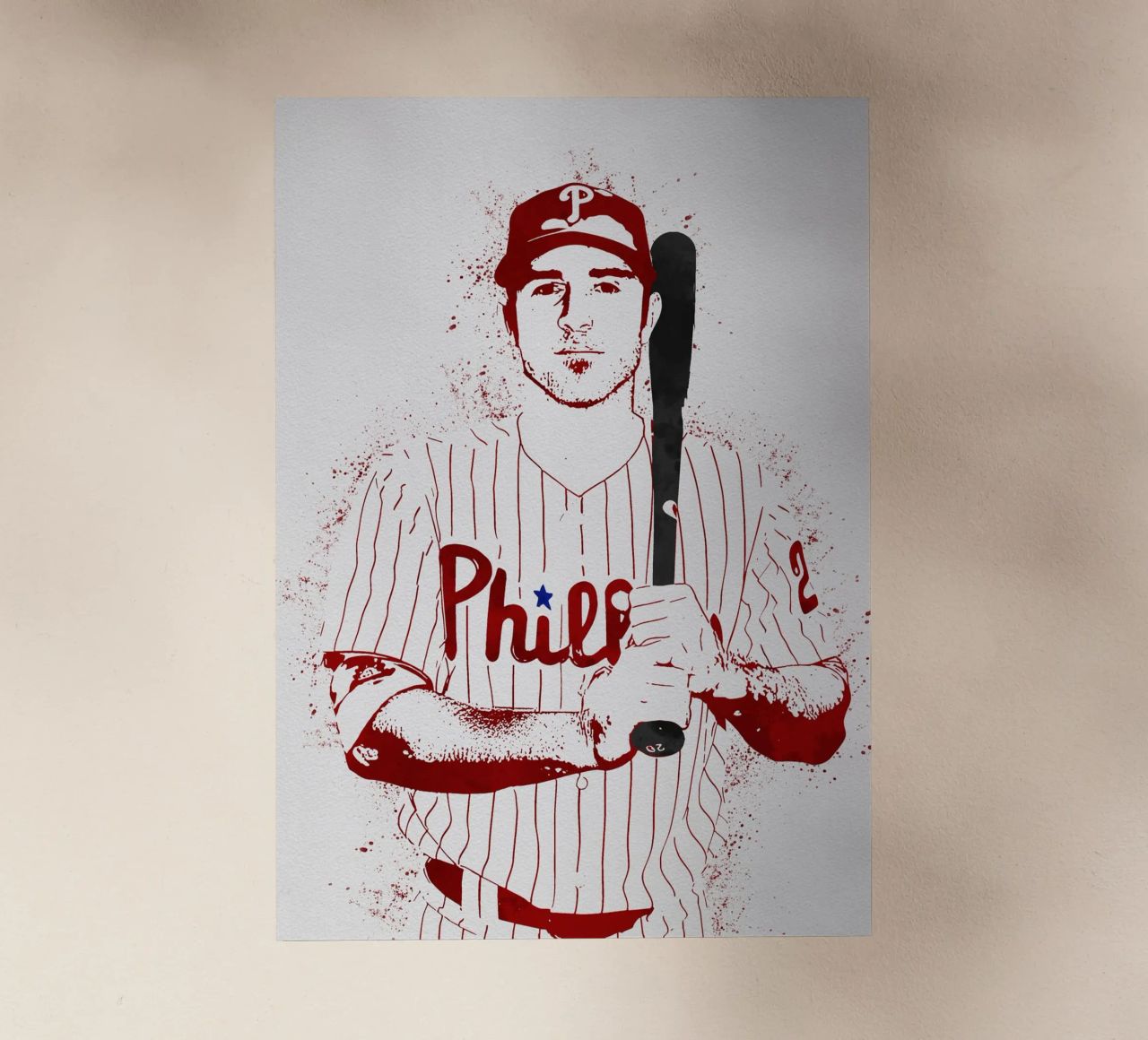 Chase Utley pellicola backlit da tenten