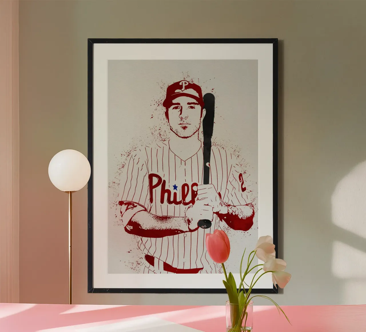Chase Utley carta hahnemühle da tenten