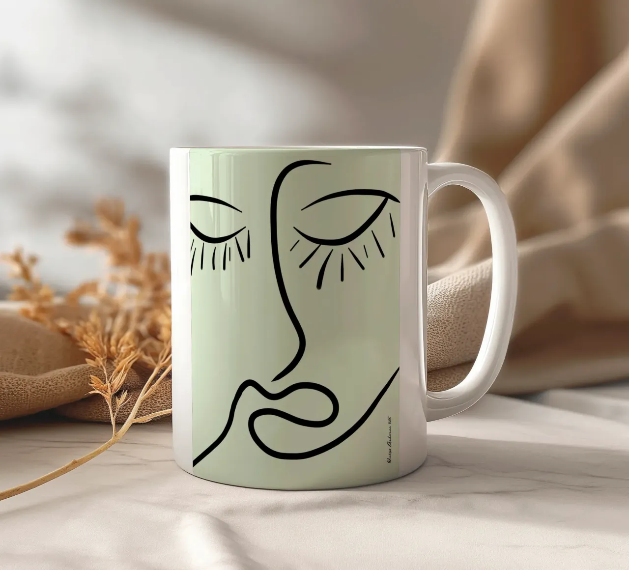Bold Horizons tazza in ceramica da Mike Leymi