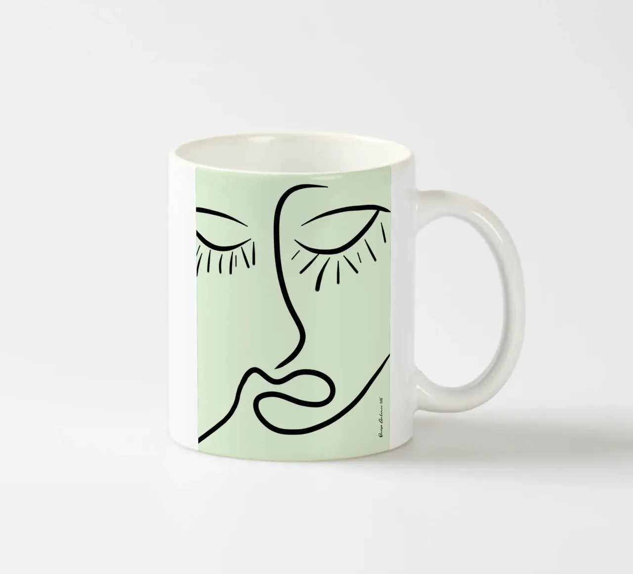 Bold Horizons tazza in ceramica da Mike Leymi