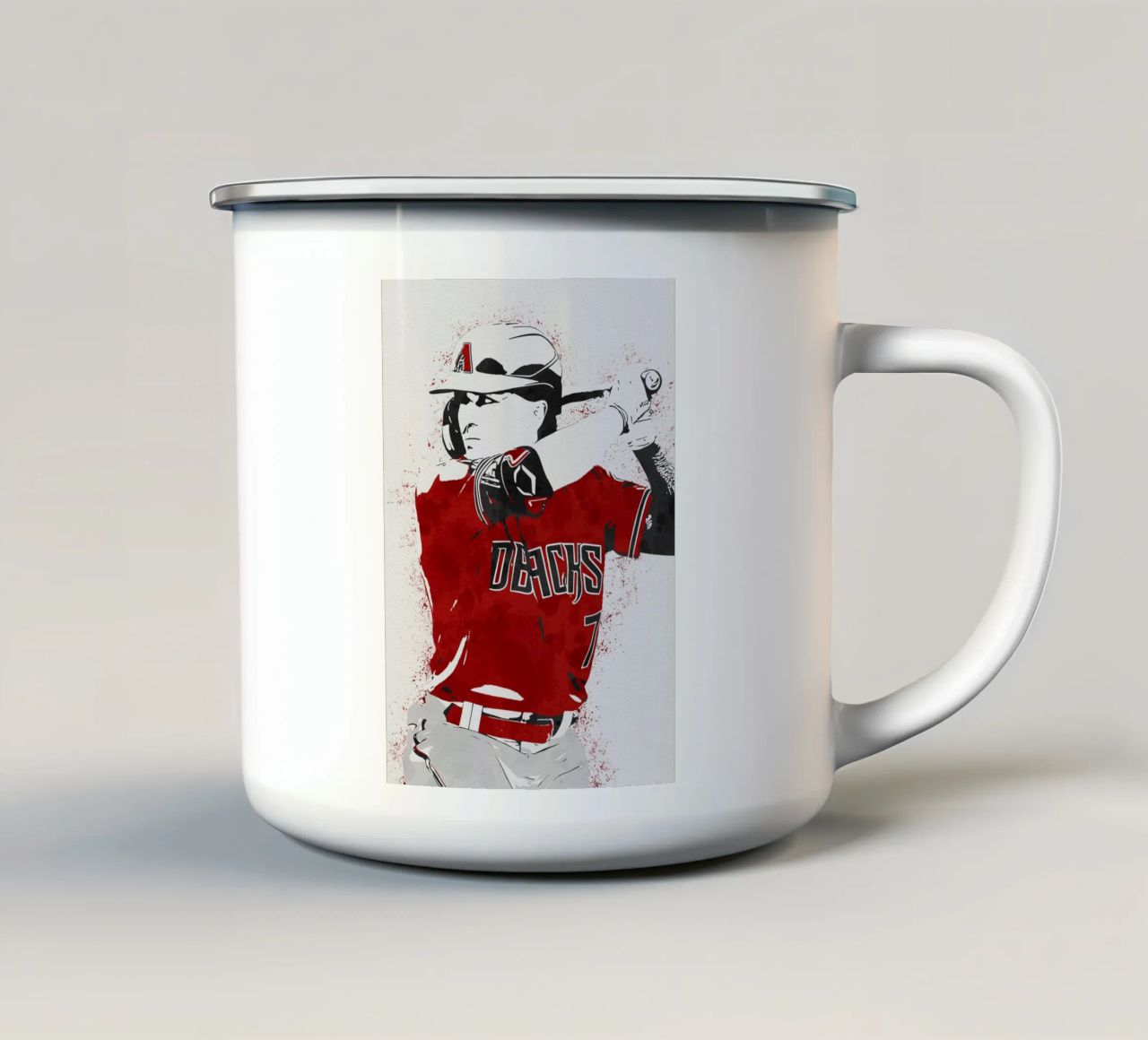 Corbin Carroll tazza in smalto da tenten